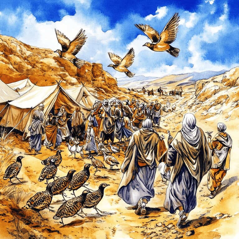 Codornizes no Deserto
