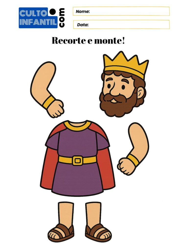 Atividade de recorte para crianças