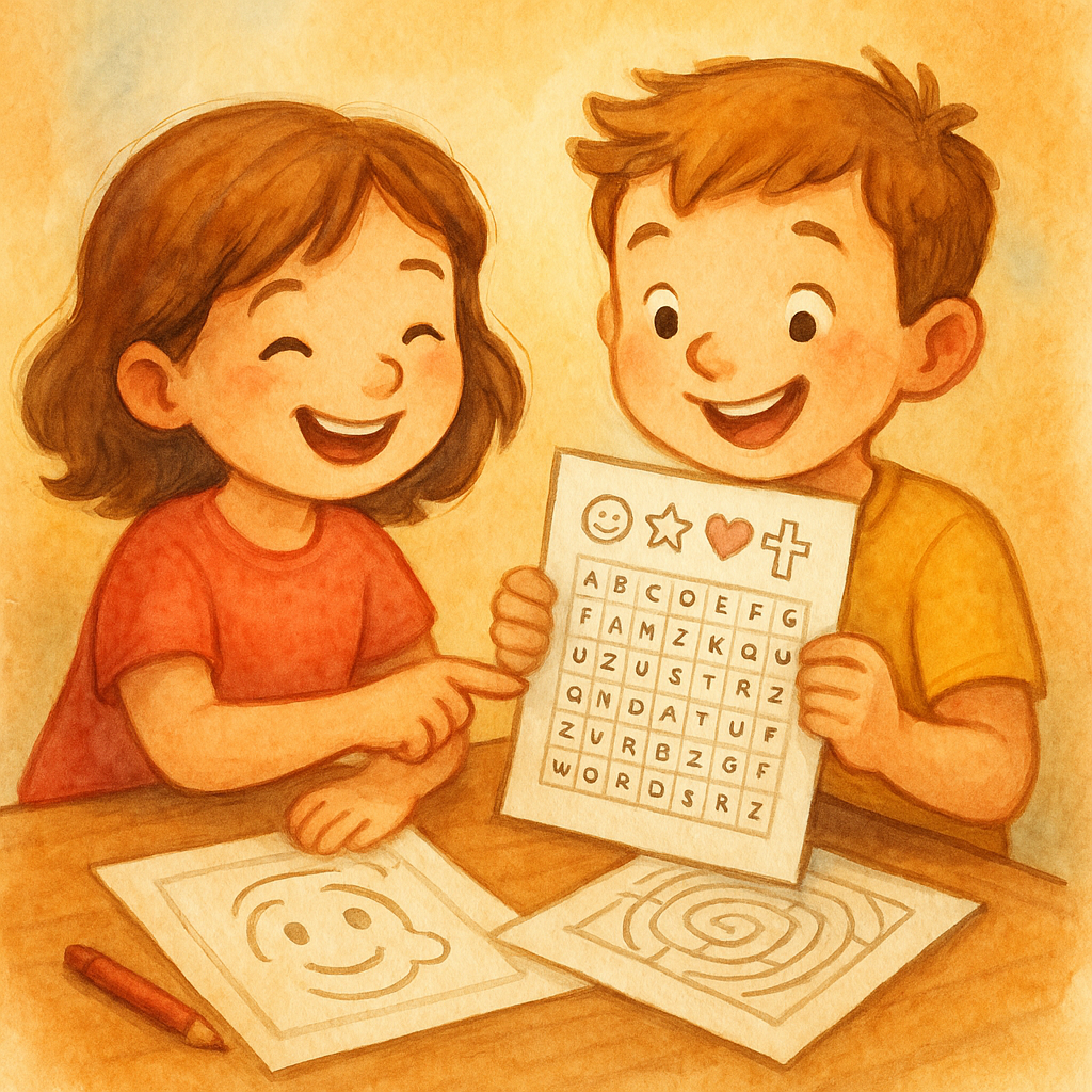 Atividades para culto infantil para imprimir e facilitar o aprendizado bíblico