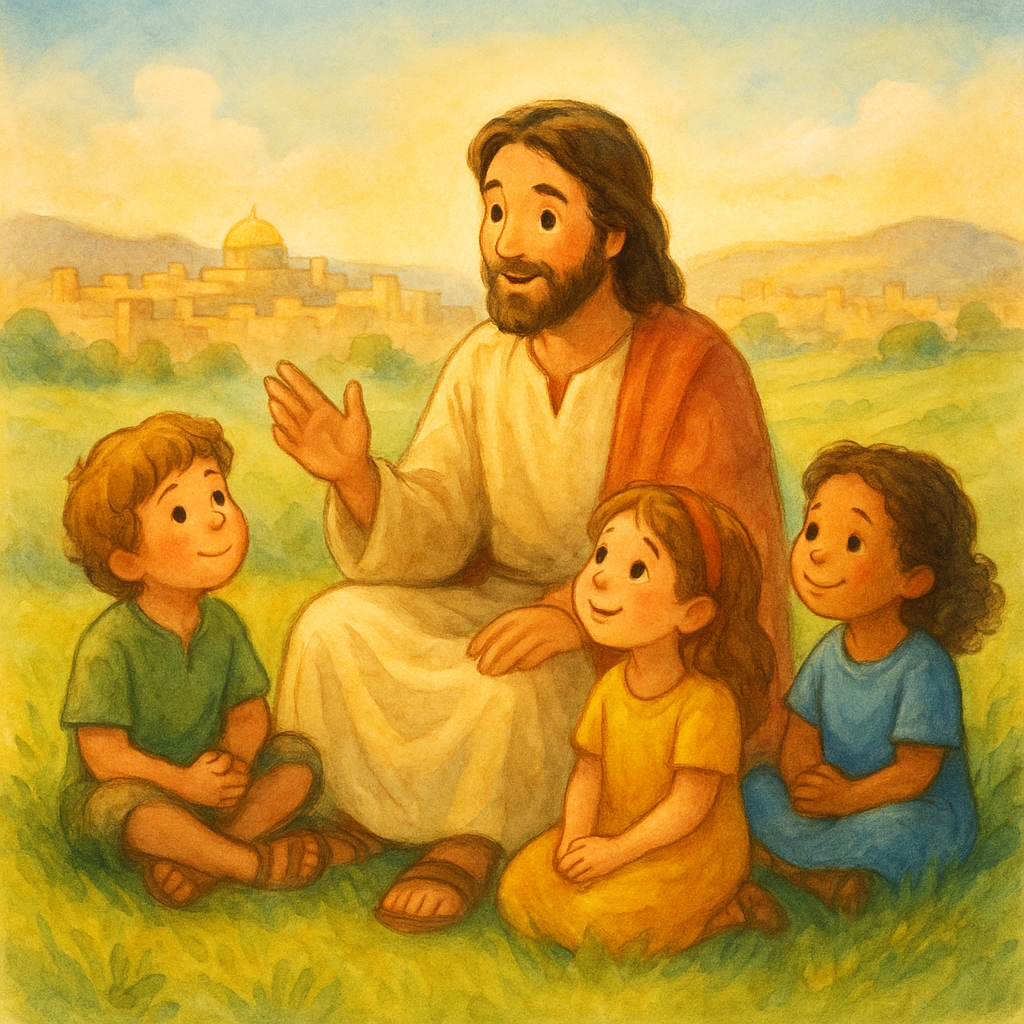 - Atos capítulo 1 explicado para crianças: a promessa do Espírito Santo - cena 1