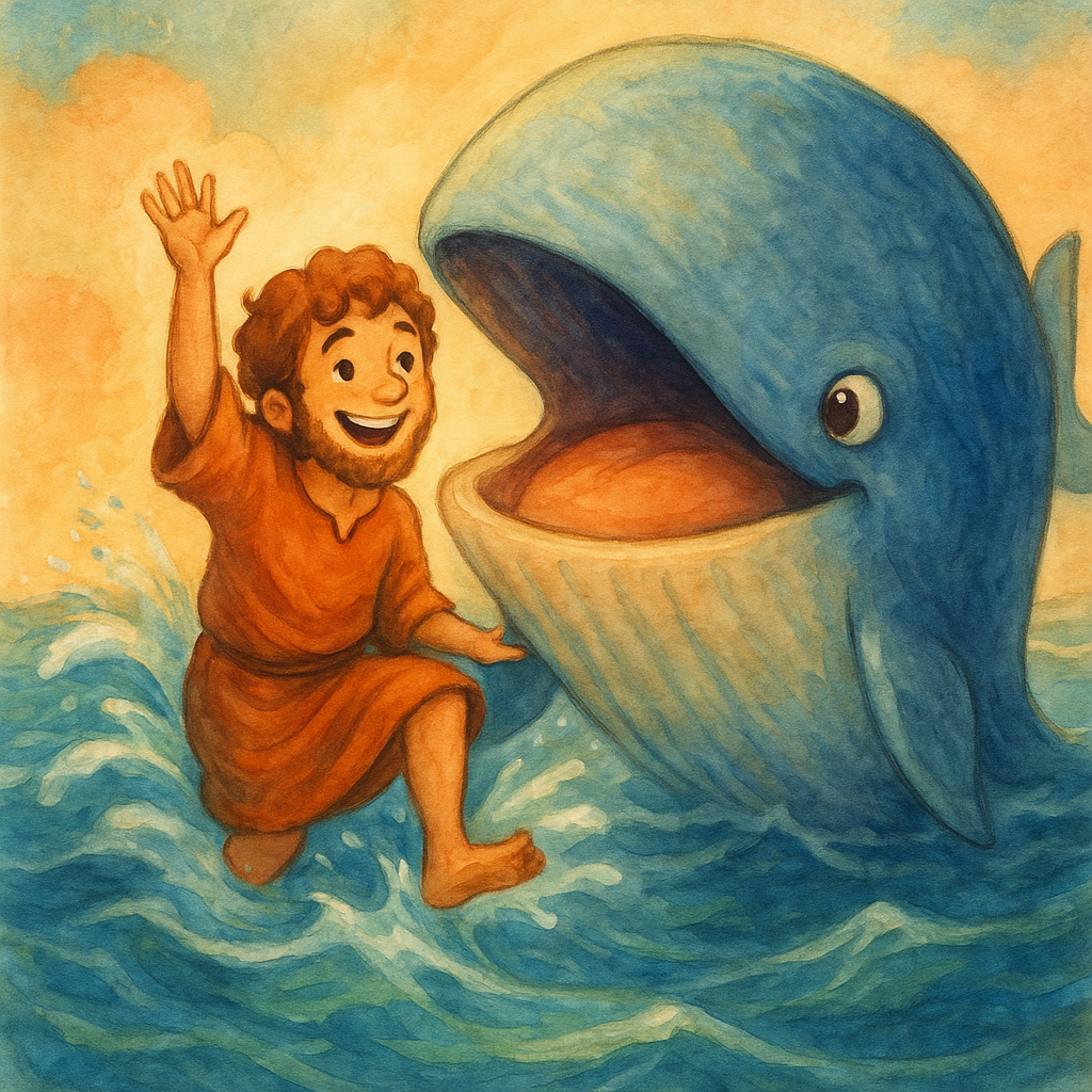 Jonas e a baleia desenho: como usar animações para ensinar na escola dominical
