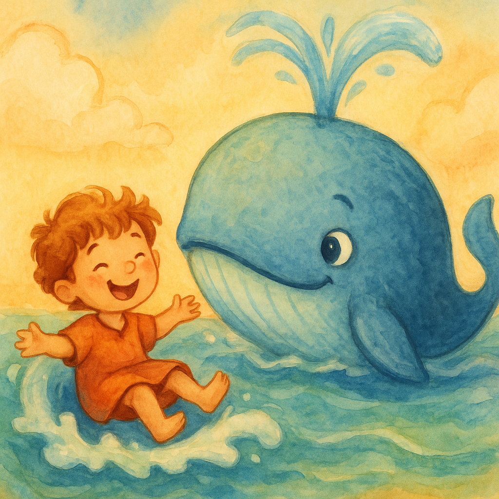 Jonas e a baleia desenho para colorir: diversão e aprendizado no culto infantil