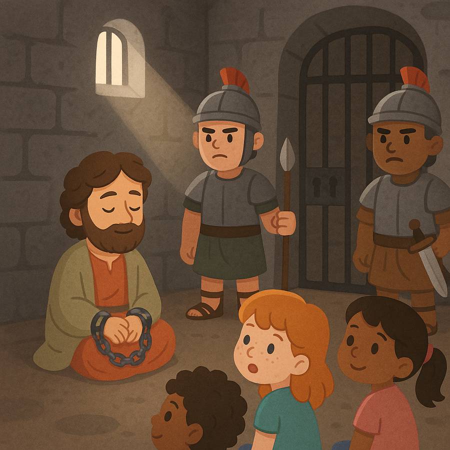 Atos capítulo 12 explicado para crianças: uma lição sobre oração e confiança em Deus