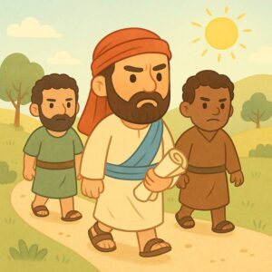 Saulo viaja para perseguir cristãos