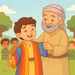 José recebe a capa colorida de Jacó