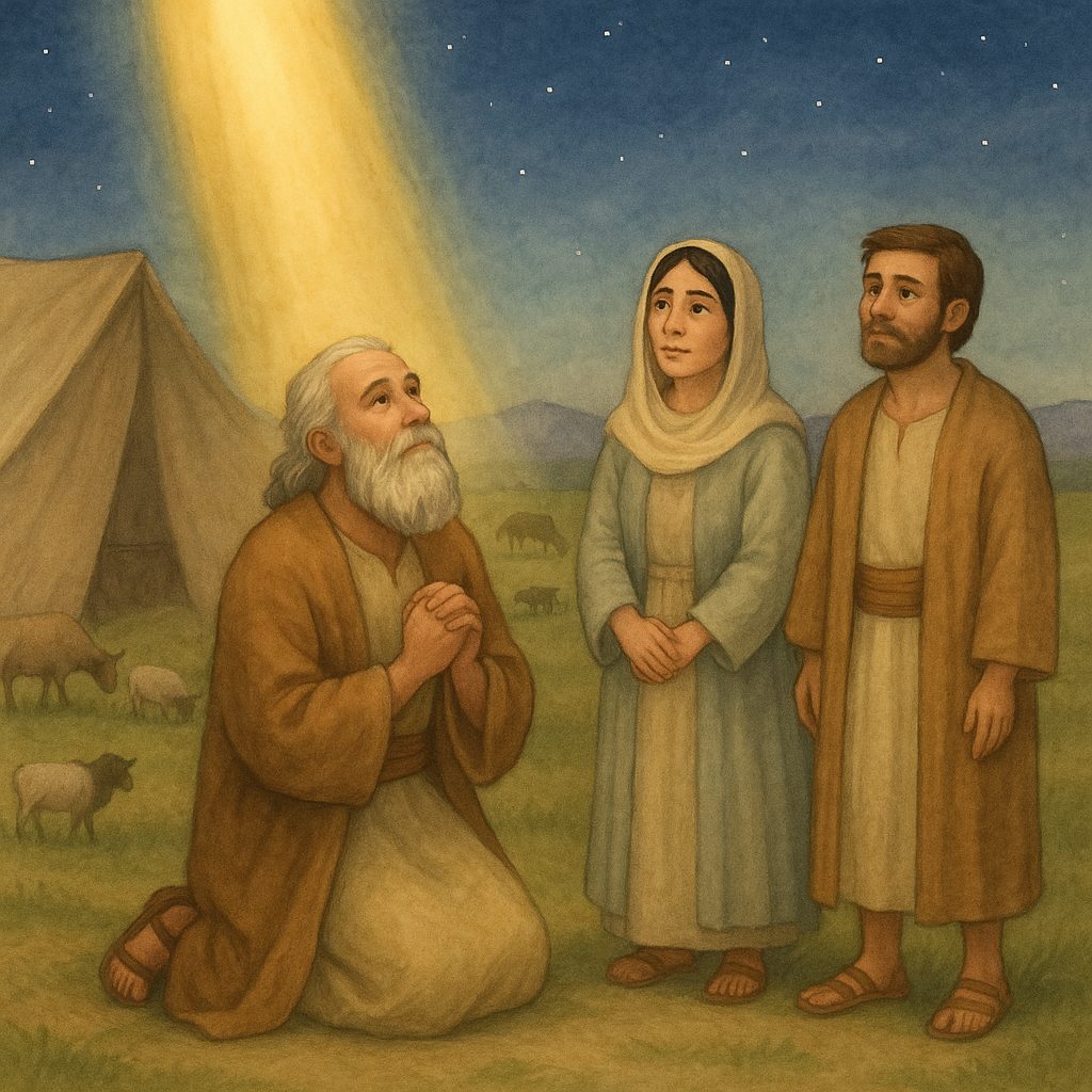 Série heróis da Bíblia: Abraão - Cena 3: Deus promete uma grande nação a Abrão